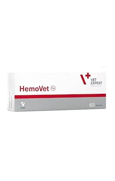 Vet Expert Hemovet 60 Tablet Köpekler İçin Yüksek Eminimli Kan Yapıcı & Demir Takviyesi