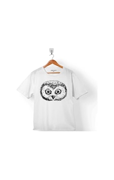 Owl Head Şaşkın Baykuş Kafa Çocuk Tişört 001 Owl Head Şaşkın Baykuş Kafa Çocuk Tişört 001