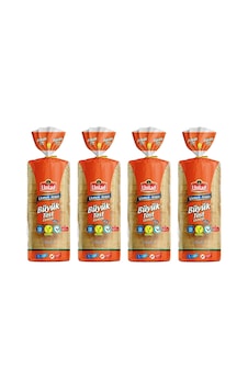 Untad Büyük Tost Ekmeği 670 Gr X 4 Adet Untad Büyük Tost Ekmeği 670 Gr X 4 Adet