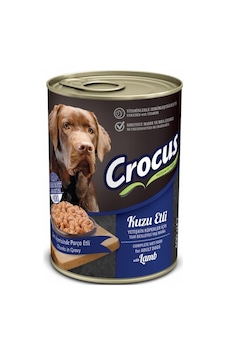 Crocus Kuzu Etli Köpek Yaş Mama 400 G Crocus Kuzu Etli Köpek Yaş Mama 400 G