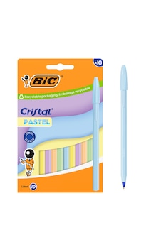 Bıc Cristal Pastel Tükenmez Kalem 10 Lu Set Çok Renkli Bıc Cristal Pastel Tükenmez Kalem 10 Lu Set Çok Renkli