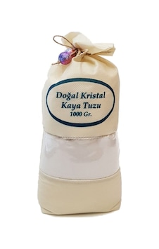 Çankırı Kristal Kaya Tuzu Ince Çekilmiş Beyaz 1 Kg. Orijinal Bez Torba Çankırı Kristal Kaya Tuzu Ince Çekilmiş Beyaz 1 Kg. Orijinal Bez Torba