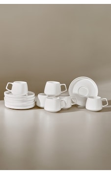 Karaca Streamline Saturn 6 Kişilik Kahve Fincan Takımı 100 Ml Beyaz