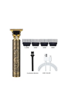 Vıntage T9 Komple Metal Usb Şarjlı Ense Çizim - Saç Sakal Kesme Traş Makinesi 3877 Vıntage T9 Komple Metal Usb Şarjlı Ense Çizim - Saç Sakal Kesme Traş Makinesi 3877