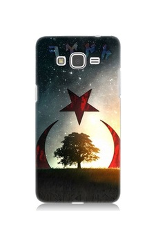 Samsung Galaxy Grand Prime Uyumlu Göktürkçe Türk Ve Ağaç Bayrak Desenli Silikon Kılıf Samsung Galaxy Grand Prime Uyumlu Göktürkçe Türk Ve Ağaç Bayrak Desenli Silikon Kılıf