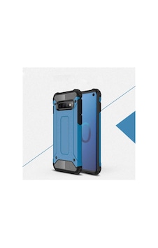 Kilifone - Samsung Uyumlu Galaxy S10e - Kılıf Çift Katman Zırh Tank Crash Military Kapak - Mavi Kilifone - Samsung Uyumlu Galaxy S10e - Kılıf Çift Katman Zırh Tank Crash Military Kapak - Mavi