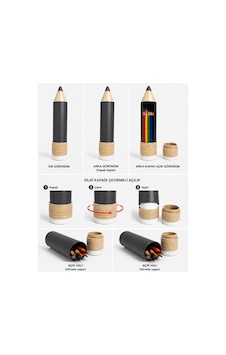 3dmom3 Baskı Kalem Şeklinde Kalem Kutusu 24 Cm, Pla Sağlıklı Malzeme, Okul Kırtasiye Siyah - Gri 3dmom3 Baskı Kalem Şeklinde Kalem Kutusu 24 Cm, Pla Sağlıklı Malzeme, Okul Kırtasiye Siyah - Gri