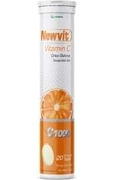 Newvit Vitamin C Efervesan 20 Tablet X2 Adet Newvit Vitamin C Efervesan 20 Tablet X2 Adet