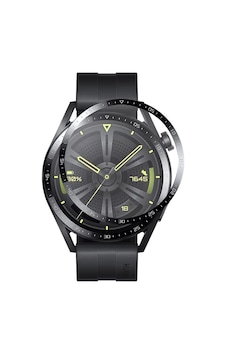 Forzacase Huawei Watch Gt 3 46mm İçin Çerçeveli Tam Kaplayan 3d Pet Ekran Koruyucu Film - Fc016