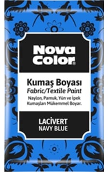 Nova Color Toz Kumaş Boyası Lacivert - 2 Adet