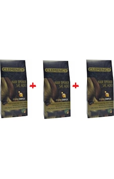 Clemency Vitamin Complex Argan ve Zeytinyağlı 2 İksir Bir Arada Saç Açıcı 3'lü Clemency Vitamin Complex Argan ve Zeytinyağlı 2 İksir Bir Arada Saç Açıcı 3'lü