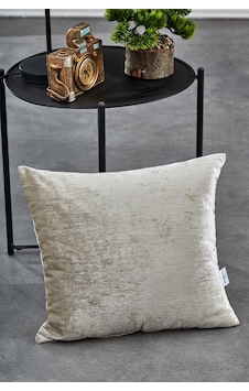 Komfort Home Düz Krem İç Dolgulu Kırlent 45x45cm / 2 Adet Karışık/Çok Renkli