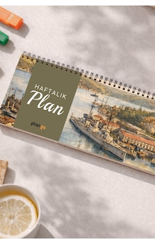 Tarihsiz Spiralli Haftalık Masaüstü Planlayıcı - İstanbul - 10x30 Cm Plango Turkuaz Tarihsiz Spiralli Haftalık Masaüstü Planlayıcı - İstanbul - 10x30 Cm Plango Turkuaz