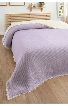 5 Katlı Dolgulu Müslin Yorgan 240x260 Cm- Battal Boy Yatak Örtüsü Lıla Lila 5 Katlı Dolgulu Müslin Yorgan 240x260 Cm- Battal Boy Yatak Örtüsü Lıla Lila