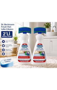 Dr. Beckmann Fırçalı Halı Leke Çıkarıcı 650 Ml 2'li Avantaj Paketi Oxy Power Formüllü Halı Ve Döşeme 2'li Set