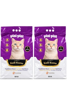Yeni Ambalaj Eczacıbaşı Pisipisi Bebek Pudralı İnce Taneli Topaklanan Kedi Kumu 10 Kg 12 Litre X 2 Adet Yeni Ambalaj Eczacıbaşı Pisipisi Bebek Pudralı İnce Taneli Topaklanan Kedi Kumu 10 Kg 12 Litre X 2 Adet
