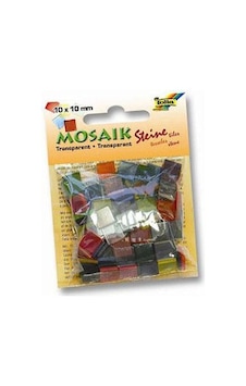 Folia Transparan Mozaik 10X10 Mm. 190 Adet Karışık Renk Folia Transparan Mozaik 10X10 Mm. 190 Adet Karışık Renk