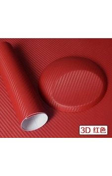Autofolyo 3D Karbon Folyo Kırmızı 127 Cm X Autofolyo 3D Karbon Folyo Kırmızı 127 Cm X