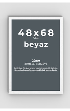 Puzzle Çerçevesi 22 Mm 48x68 Cm 1000 Lik 1000 Parça Beyaz