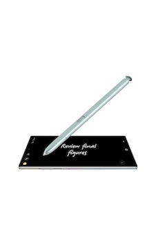 Rogfer Galaxy Uyumlu Note20 / 20 Ultra / Note 10 / Note 10 Plus İçin Kapasitif Dokunmatik Ekran Stylus Kalemi Bebek Mavisi