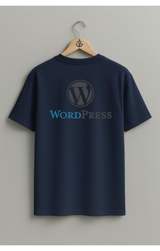 Bahriyeli Collection Oversize Wordpress Logo Blog Sırt Tasarımlı Unisex T-shirt Lacivert Bahriyeli Collection Oversize Wordpress Logo Blog Sırt Tasarımlı Unisex T-shirt Lacivert