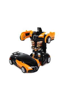 Kendiliğinden Robota Dönüşebülen Bugatti Araç Oyuncak Figür Transformens Sarı Kendiliğinden Robota Dönüşebülen Bugatti Araç Oyuncak Figür Transformens Sarı