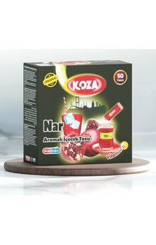Koza Tek İçimlik Nar Aromalı Toz İçecek 50'li Koza Tek İçimlik Nar Aromalı Toz İçecek 50'li