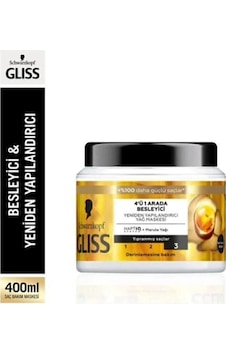 Gliss 4'ü 1 Arada Besleyici & Yeniden Yapılandırıcı Saç Bakım Maskesi 400 ML Gliss 4'ü 1 Arada Besleyici & Yeniden Yapılandırıcı Saç Bakım Maskesi 400 ML
