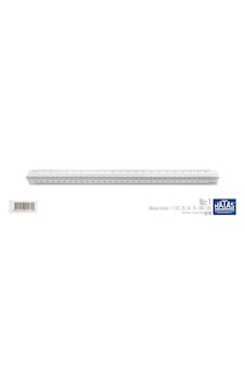 Hataş Mikyaslı Cetvel 1/20.25.50.75.100 Şeffaf Hataş Mikyaslı Cetvel 1/20.25.50.75.100 Şeffaf