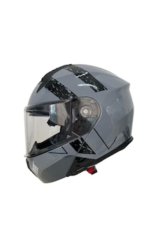 Mts M-966 Çene Açılır Güneş Vizörlü Motosiklet Kaskı Gri - Siyah Mts M-966 Çene Açılır Güneş Vizörlü Motosiklet Kaskı Gri - Siyah