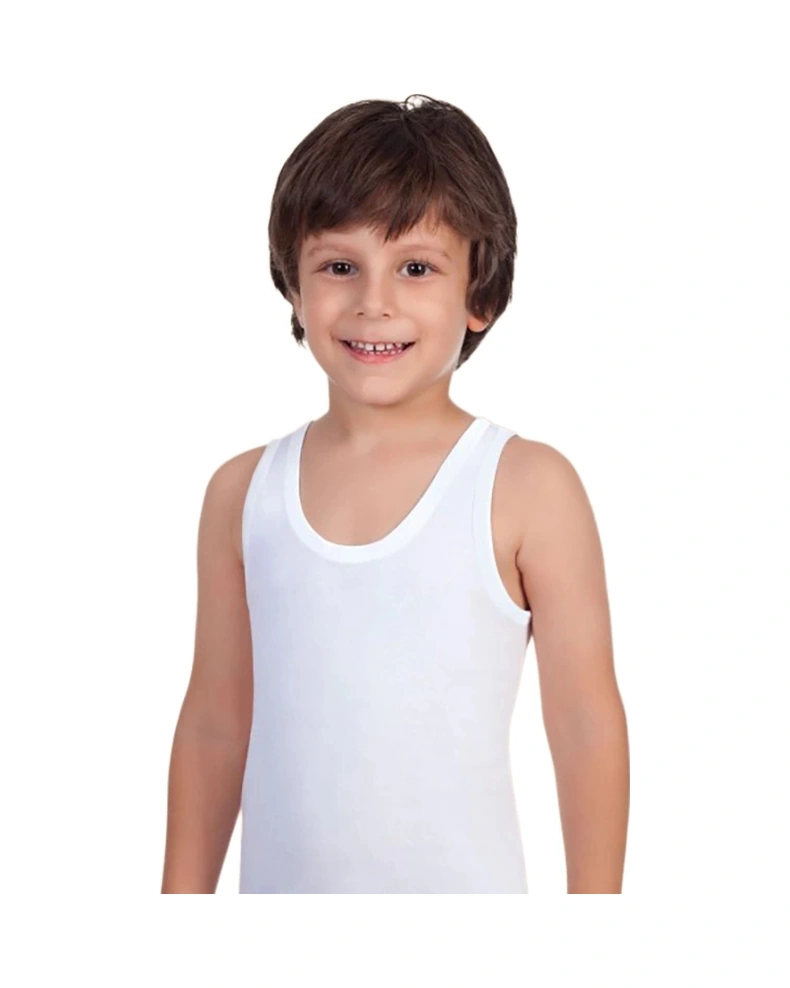 Şahinler Ec020 Erkek Çocuk Garson Boy Ribana Askılı Atlet 10-11 Yaş Beyaz Şahinler Ec020 Erkek Çocuk Garson Boy Ribana Askılı Atlet 10-11 Yaş Beyaz