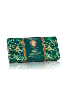 Saponificio Artigianale Fiorentino Sabun Vetiver and Argan 3 x 125 G