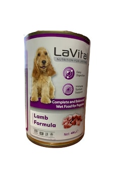 La Vital Kuzu Etli Konserve Yavru Köpek Maması 400 G La Vital Kuzu Etli Konserve Yavru Köpek Maması 400 G