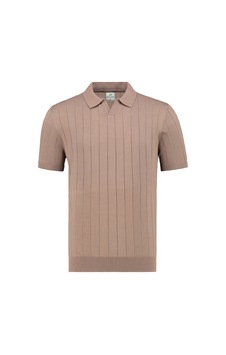 Anthony Jackson Premium Erkek Triko Polo Yaka T-shirt Ravello Kahverengi