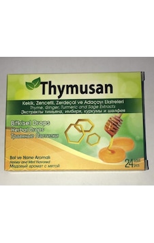 Thymusan Kekik Zencefil Zerdeçal  Adaçayı  24  Pastıl