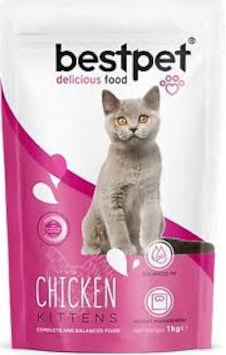 Bestpet Tavuklu Yavru Kedi Maması 1 KG Bestpet Tavuklu Yavru Kedi Maması 1 KG