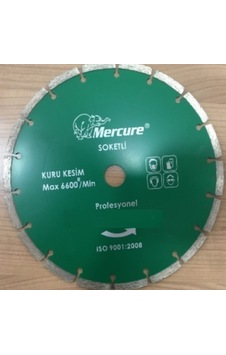 Mercure 180x2.2x22 Soketli Beton Kesme Diski Yeşil