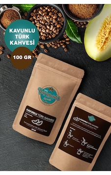 Tarihi Yarımada Kahvecisi Taze Çekilmiş Orta Kavrulmuş ve Öğütülmüş Kavunlu Türk Kahvesi 100 G Tarihi Yarımada Kahvecisi Taze Çekilmiş Orta Kavrulmuş ve Öğütülmüş Kavunlu Türk Kahvesi 100 G