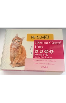 Petguard Kediler İçin Dış Etkenlere Karşı Koruma Damla 5 x 1 ML