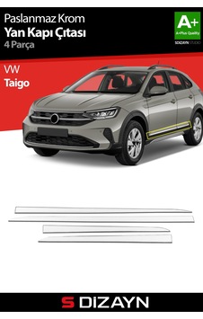 S-dizayn Volkswagen Taigo Krom Yan Kapı Çıtası 4 Prç 2020 Üzeri A+ Kalite