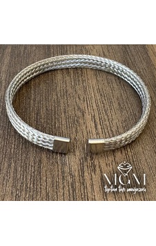 Çelik Erkek Çelik Bileklik - Ebl0026 Gümüş