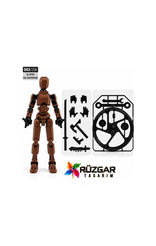 Dummy Figür Eklemli Pozlanabilir Model Titan 113 Dummy 1.0 Kahverengi Dummy Figür Eklemli Pozlanabilir Model Titan 113 Dummy 1.0 Kahverengi