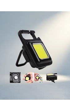 Kompakt Şarjlı Cob Led Anahtarlık Fener 4 Modlu Manyetik Kompakt Şarjlı Cob Led Anahtarlık Fener 4 Modlu Manyetik