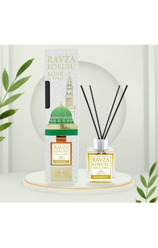 Medine Ravza - Bambu Çubuklu Ortam Kokusu 100 Ml. Amber - Anti-Stres - Bahçe Gülü - Beyaz Sabun - Pudra - Sandal Ağacı - Yasemin Medine Ravza - Bambu Çubuklu Ortam Kokusu 100 Ml. Amber - Anti-Stres - Bahçe Gülü - Beyaz Sabun - Pudra - Sandal Ağacı - Yasemin