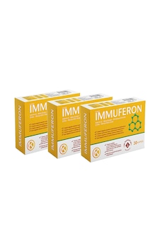 Immuferon - Beta Glucan Ve Vitamin C Gıda Takviyesi 3X30 Kapsül