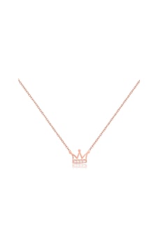 Cosar Silver 925 Ayar Zirkon Taşlı Kolye Rose