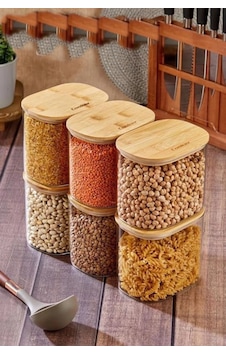 Cooker Borosilikat Cam Kavanoz 13 Cm 1 Adet Şeffaf-kahverengi Cooker Borosilikat Cam Kavanoz 13 Cm 1 Adet Şeffaf-kahverengi