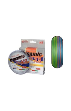 Captain Dynamic Soft PE 8 Örgü Spin İp Misina 150mt Multi Color 0.06 mm