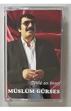 Müslüm Gürses Ayrılık Acı Birşey Kaset Orjinal Dönem Baskı Kaset Müslüm Gürses Ayrılık Acı Birşey Kaset Orjinal Dönem Baskı Kaset