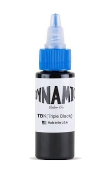 Dynamic Triple Black - Siyah Tattoo Dövme Boyası - 1oz/30ml. Dynamic Triple Black - Siyah Tattoo Dövme Boyası - 1oz/30ml.